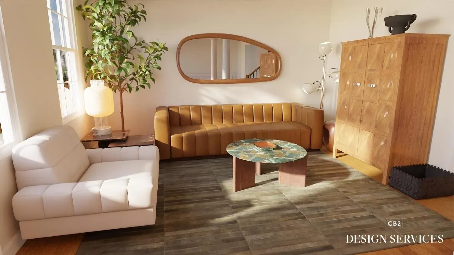 Three palettes foyer — V3 (cool) detail